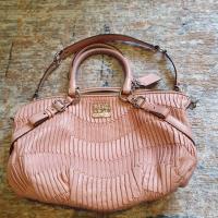 ราคา Preloved COACH Madison Gathered Leather Sophia Satchel (22782154403)