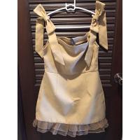 ราคา เดรสสั้นปาดไหล่สีนู้ด NITTAYA (9304585388)