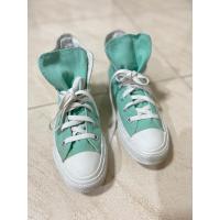 ราคา รองเท้า converse หุ้มข้อสีเขียวมิ้น size 5/38 ยาว 24 (20179720458)