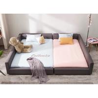 ราคา Baby Bed เตียง ที่นอน 3ฟุต 5ฟุต 6ฟุต เลือกสีผ้าหนังได้ โครงไม้จริงแข็งแรงทนทาน (2666220735)