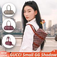 ราคา กุชชี่ Gucci Small Shoulder Bag With GG Shadow กระเป๋าถือสตรี/กระเป๋าสะพายไหล่ (44215411199)