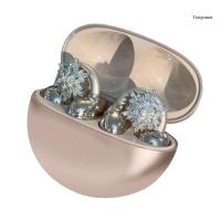 ราคา CH * หูฟังคลิป Art Snowflake รูปแบบฐานโลหะผสมหูคลิปสําหรับอุปกรณ์เสียงอินเทรนด์ (44418459313)