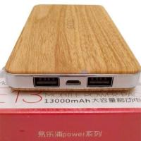ราคา eloop POWER BANK 13000 mAh (E13) Wood (574280865)