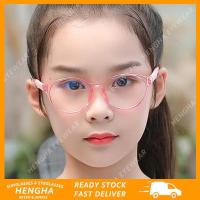 ราคา (HENGHA) กรอบแว่นตาเด็กทรงกลมสีชมพูสีลูกกวาดแว่นตาป้องกันแสงสีฟ้าสําหรับเด็กผู้ชาย (26308227491)