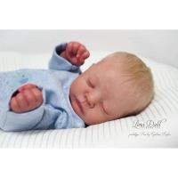 ราคา 19Inch Reborn Kit Kai Newborn Baby Unpainted Fresh Color Doll Parts with Cloth Body Kit Bebé Reborn Drop Shipping Reborn (27012040324)