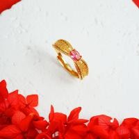 ราคา แหวนเพชรชมพูสไตล์โบว์ฝังเพชรแบบโบราณ สวยงามไม่ซีดจางสำหรับหญิง (41218270497)