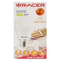 ราคา [พร้อมส่ง] HomeDoDee หลอด LED RACER KATIE LED A60 7W E27 WARMWHITE หลอดไฟ LED (8787447826)
