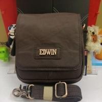 ราคา EDWIN 1 BAG 2WAYS LEATHER SLING And WAIST Poucb BAG (ฟรี EDWIN LEATHER KEY CHAIN ) (41411138479)