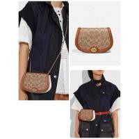 ราคา Coach 4311 Saddle Belt Bag In Signature Canvas Leather กระเป๋าสะพายข้าง