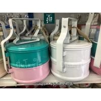 ราคา ☃☃ปิ่นโต ปิ่นโตเคลือบ ปิ่นโตโบราณ ปิ่นโตใส่อาหาร ปิ่นโตโบราณสีพาสเทล ปิ่นโตพาสเทล ปิ่นโตไปวัด ปิ่นโตวินเทจ 14/2 (8361598742)