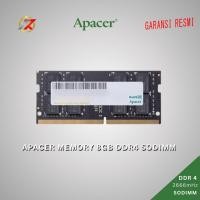 ราคา RAM LAPTOP APACER MEMORY 8GB DDR4 SODIMM 2666-19 1024x8 (40368682175)