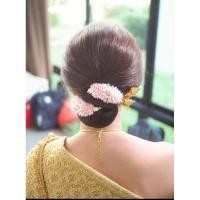 ราคา มาลัยผ้า มาลัยติดผมเจ้าสาว นางรำ มาลัยตกแต่งผมชุดไทย งานฝีมือ งานแฮนด์เมด (7449788596)