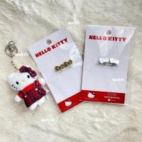 ราคา Sanrio x Lowrys Farm Hello Kitty Ribbon ear clippers in silver ต่างหูแบบหนีบรูปโบว์คิตตี้ สีเงิน (44156297707)