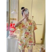 ราคา ชุดนอนผ้าคอตตอนลายใหม่ชุดนอนผู้ใหญ่ (16089936101)