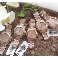 ราคา นาฬิกาข้อมือผู้หญิง ichael Kors Chronograph Mini Blair Blush and Rose Gold-Tone Ladies Watch mk6175 (945521304)