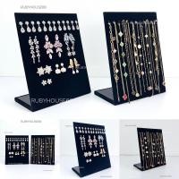 ราคา ชั้นโชว์เครื่องประดับกํามะหยี่สวยๆใส่ต่างหู สร้อยคอ สร้อยข้อมือ บ้านทับทิม68 (42563514776)