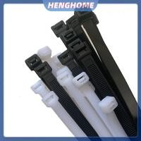 ราคา HENGHOME เนคไทไนลอนพลาสติกล็อคตัวเอง 100 ชิ้น ชุดสายผูกไนลอน 3X200 ผ้าพันลวดแบบห่วง HENGHOME (44210212323)