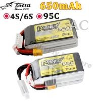 ราคา AC Gens Ace Tattu R-Line 1.0 LiPo Rechargeable Battery 650mAh 14.8V 22.2V 95C 4S 6S RC Battery W/XT30 Plug for FPV Racin (25602878269)
