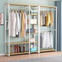 ราคา LiVing ราวแขวนเสื้อผ้า DIY โครงเหล็กหนา ราวแขวนเสื้อผ้า แข็งแรงและทนทาน สไตล์โมเดิร์น ติดตั้งง่าย (29481564157)