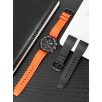ราคา สายนาฬิกายางเปลี่ยน Luminox LUMINOX Raymond 3749 3501 สร้อยข้อมือซิลิโคนสีส้มสีดํา (41612764495)