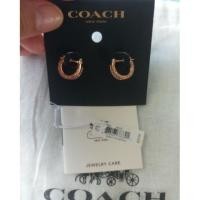 ราคา ต่างหูสีโรสโกล์ด Coach แท้ (2317330254)