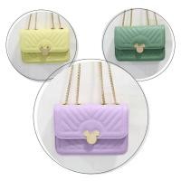 ราคา A_LYN H4508 กระเป๋าสะพายข้างทรงกล่อง สายโซ่ หนัง PU อะไหล่สีทอง 7.5 นิ้ว (24282667567)