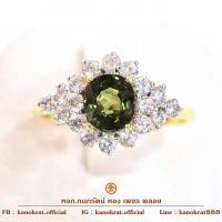 ราคา แหวนมรกต พลอยแท้จากจันทบุรี พลอย 1.3 กะรัต ล้อมด้วยเพชรสวิส ตัวเรือนทองแท้ สินค้าพร้อมส่ง มีใบรับประกันจากทางร้าน (18735348041)