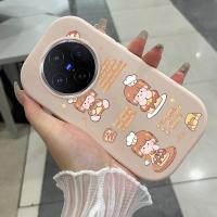ราคา เคสสำหรับ VIVO X200 5G X200 Pro 5G เคสโทรศัพท์เด็กผู้หญิงสุนัขหมีกันกระแทกกลมและอ้วน (41163503654)