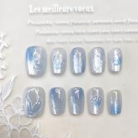 ราคา หางนางเงือกสั้นสีฟ้าพิเศษจูนแมวตาเล็บสวมใส่เล็บฤดูร้อนระดับไฮเอนด์ไวท์เทนนิ่งเล็บหางนางเงือกสั้นสีฟ้าพิเศษโทนแมวตาเล็บชุดmqnavgov2901my20250805 (42215113042)