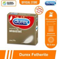 ราคา Durex Fetherlite Condom กล่องเล็ก 3 ชิ้น ถุงยางอนามัย ดูเร็กซ์ เฟเธอร์ไลท์ ผิวเรียบ แบบบาง 52.5 มม. (16189331261)