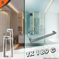 ราคา มือจับประตูกระจก Stainless Steel 304 ประตู มือจับห้องน้ำ ประตูอลูมิเนียม เงา แฮไลน์ ดำ รุ่น TK 189G (11022776173)