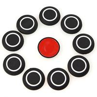 ราคา 10 ชิ้นรถกันชน Anti Scratch Dummy Sonar หมวก Guard Protector สีดํา (27640216105)