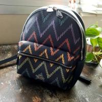 ราคา ลดโหด แท็กป้าย หายCOACH MINI CHARLIE BACKPACK WITH GEO CHEVRON PRINT F68098 เป้สะพายหลัง เป้ใบเล็ก เป้แบรนด์เนม Coachแท้ (11852293770)