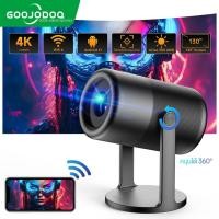 ราคา GOOJODOQ โปรเจคเตอร์ 720P Projector แบบพกพา 360° มุมฟรี 150 โปรเจคเตอร ์ Bluetooth 5.1 (28436273548)