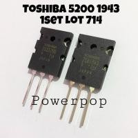 ราคา Original Toshiba 5200 ทรานซิสเตอร์ 1493 / TR 2SC5200 / 2SA1943 เดิม 1 ชุด (42916119100)