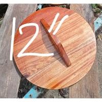 ราคา ฝาโอ่งไม้โบราณ 12” (ไม่มีคาดข้าง) (3113685779)