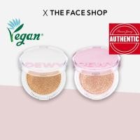 ราคา The Face Shop Dewy Lasting Cushion SPF50+/PA+++ 12g (2Colors)/Vegan Tone Up Cushion SPF33+/PA++ 12g/Refill (24457063913)