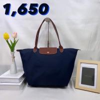 ราคา Longchamp M หูยาวมือสองของแท้สีNavy กรม ส่งต่อ 1,650บาท (16492498402)
