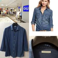 ราคา เสื้อเชิ้ตยีนส์ แบรนด์GU (1445298667)