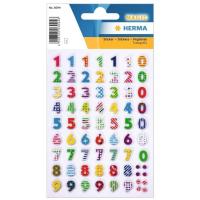 ราคา The Office Shoppe - Herma 3094 สติ๊กเกอร์หินตัวเลขสี (3094) (41569045292)