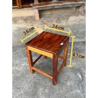 ราคา เก้าอี้หัวโล้น ไม้รวม ทาสีเคลือบเงา (28064668762)