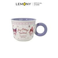 ราคา LEMONY Sanrio My Melody & Kuromi Round handle glass แก้วปากกว้างหูจับกลม 370 ML (28820440390)