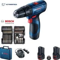 ราคา Bosch สว่านไขควงกระแทกไร้สาย GSB 120-LI + ชุดดอกไขควง 43 ชิ้น (2072142539)