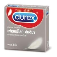 ราคา ถุงยางอนามัย Durex Fetherlite Ultima 52มม.(3 ชิ้น/กล่อง) (209412711)