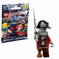 ราคา LEGO : LEGO MINIFIGURE SERIES 14 [MONSTERS] : No.02 ZOMBIE PIRATE รับเทศกาลฮัลโลวีน 2015 (8063960625)
