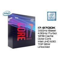 ราคา CPU (ซีพียู) INTEL 1151 CORE I7-9700K 3.6 GHz (WITHOUT CPU COOLER) Warranty 3 - y (1825592358)