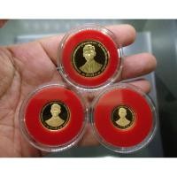 ราคา เหรียญทองคำ แท้ %เนื้อทองคำขัดเงา ชุด 3เหรียญ 1500- 3000-6000 บาท(หนักรวม 7สลึง) ที่ระลึก 50ปี กาญจนาภิเษก ร9 ปีพศ.2539 (23886026110)