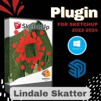 ราคา Skatter 2.2.0 , 2.2.1 (ปลั๊กอินสร้างสนามหญ้า) Plugin for Sketchup 2022-2025 (24332597193)