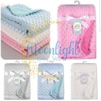 ราคา ผ้าห่มเด็กผ้าฟลีซ Minky Dot ธรรมดา (28012187746)