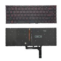 ราคา แป้นพิมพ์ คีย์บอร์ด โน๊ตบุ๊ค MSI GF63 GF63 8RC 8RD Thin 9SC Thin Premium Gaming 15 Keyboard ไฟแบ็คไลท์ TH/US แดง (26802520619)
